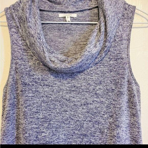 Purple Swoop Neck Tank Top - Picture 2 of 4